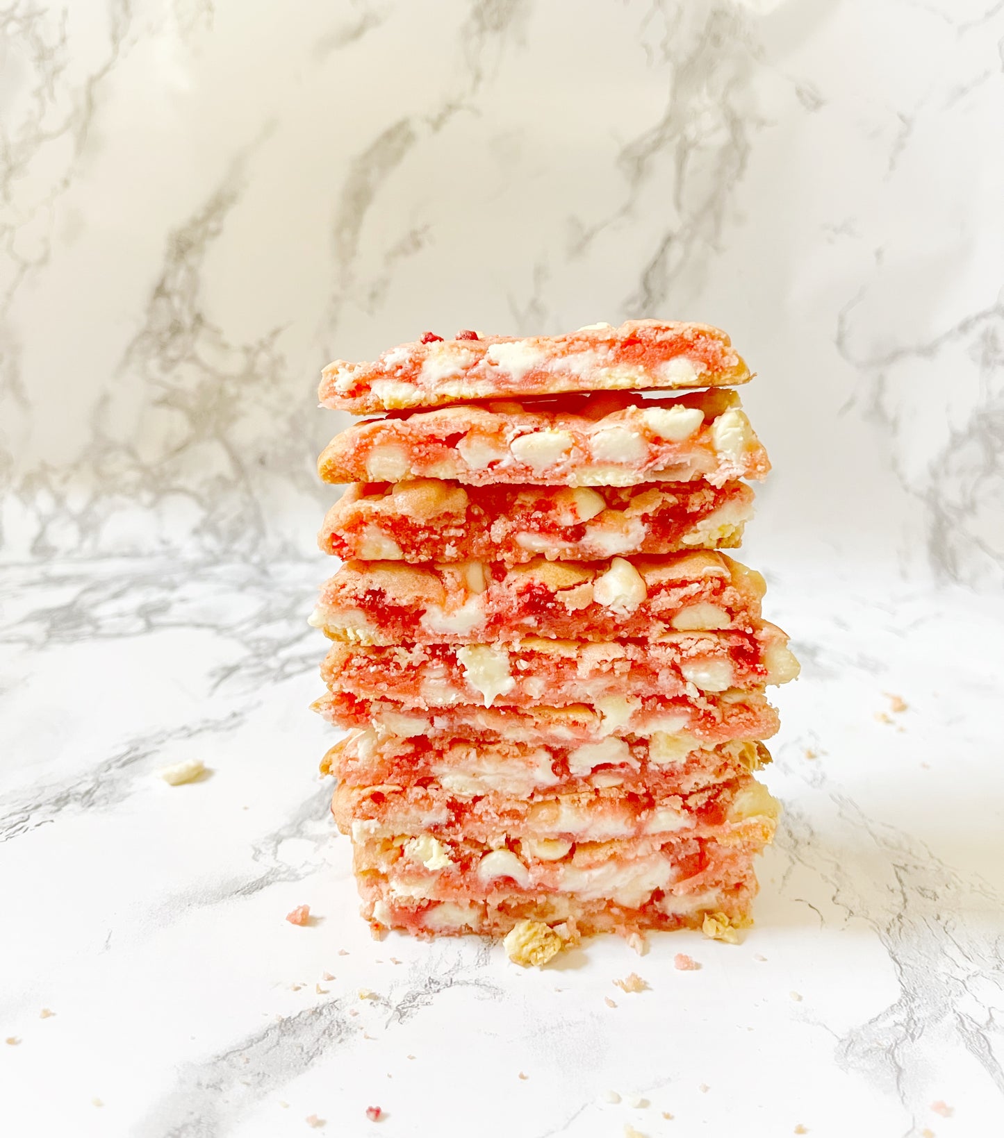 Strawberry White Choc. Cookies
